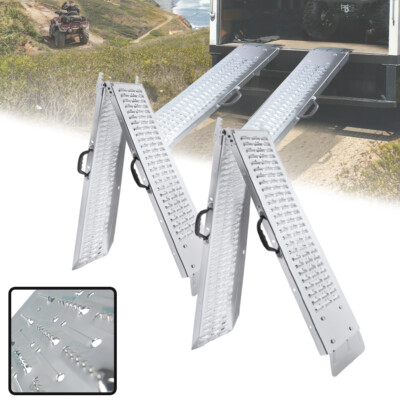 2er Auffahrrampe 400kg Faltbare Ramp Laderampe Verladerampe Motorradrampe Rampe