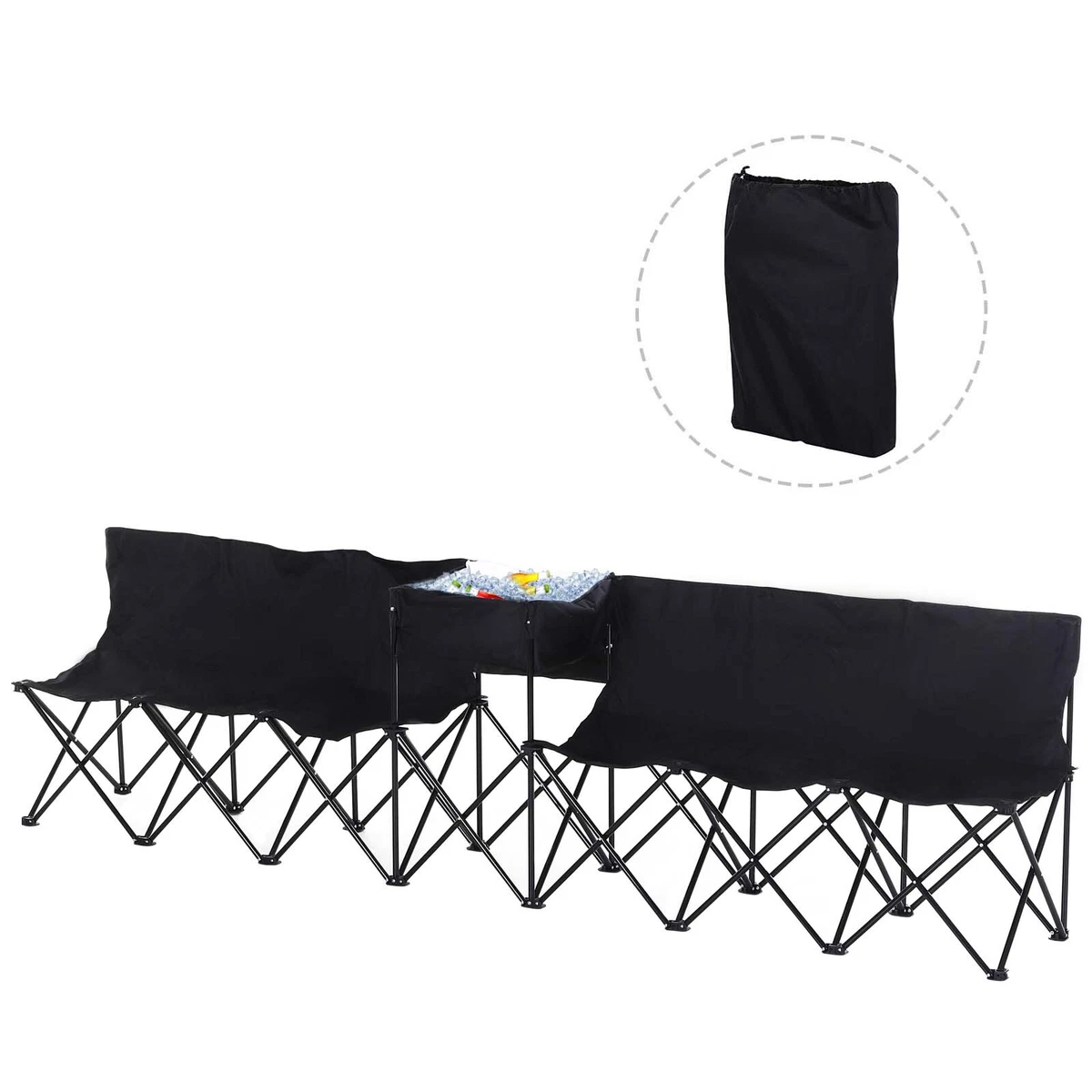 Camping cheap bench folding