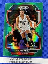 2022 #82 Nia Coffey WNBA Panini Prizm Basketball Green Prizm Dream