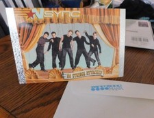 2001 NSYNC American Greeting Group Best Friend Card silver Series #21 RARE HTF