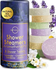 Naturals Shower Steamers Aromatherapy-Birthday Gifts for Women 8 Shower Tablets