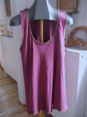 Oberteil Tunika Marie Cabanac Gr L   100 % kbA Baumwolle organic cotton ungetrag