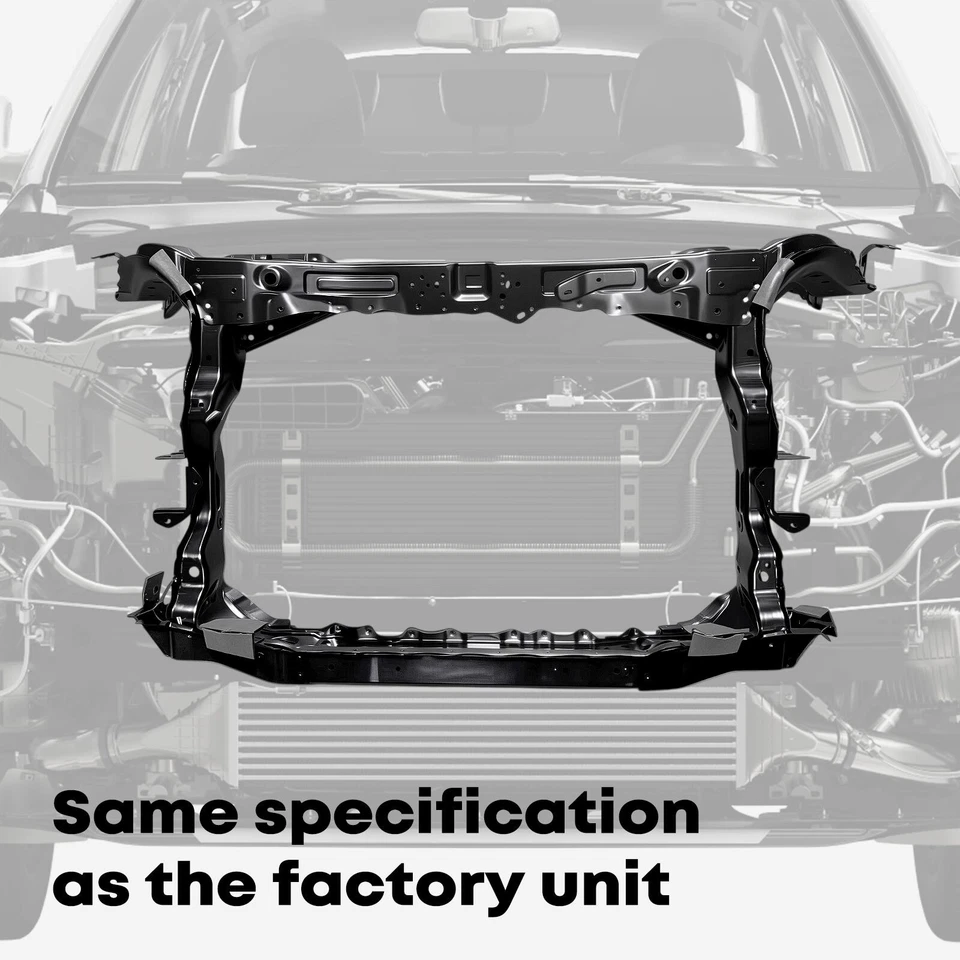 Soporte de radiador delantero para Acura RDX 2013 2014 2015 acero negro 60400TX4A01ZZ Foto 3 de 4