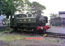 PHOTO  GWR PANNIER TANK ENGINE NO. 6412  MINEHEAD STATION IN THE SUMMER OF 1976