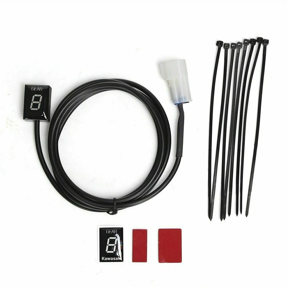 LED Motorcyc Gear Indicator for Kawasaki Ninja ZX6R ZX6RR ZX10R Z750 Z1000 ER-6N - Image 4 of 4