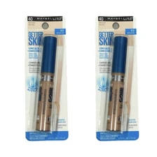Lot Of 2 Maybelline New York Superstay Better Skin Concealer Corrector 40 Medium
