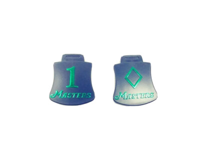 2 Masters Golf Club Cover Tabs 1 and Diamond Souvenir from 2000 Masters new