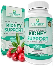 Purepremium - Kidney Support Supplement with Cranberry Extract and Astragalus