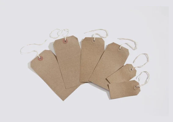LINDSAY WHOLESALE BUFF STRUNG TICKET TAG - WHOLESALE BEST PRICES ANYWHERE- ALL SIZES QUANTITIES