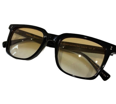 Oliver Peoples Lachman Sun Sunglasses Black Yellow Gradient 53 19-145 Japan