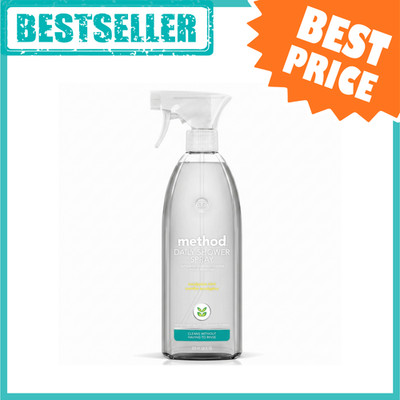 Method Daily Shower Cleaner Spray Eucalyptus Mint, 28 Fl Oz, Plant-Based Formula