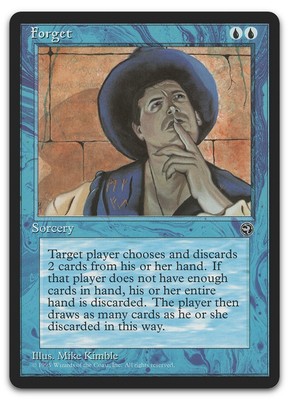 Forget (NM) Homelands HML Magic MTG