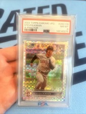 2022 Topps Chrome - Rookie Debut Steven Kwan #USC178 X-Fractor /99 (RC)