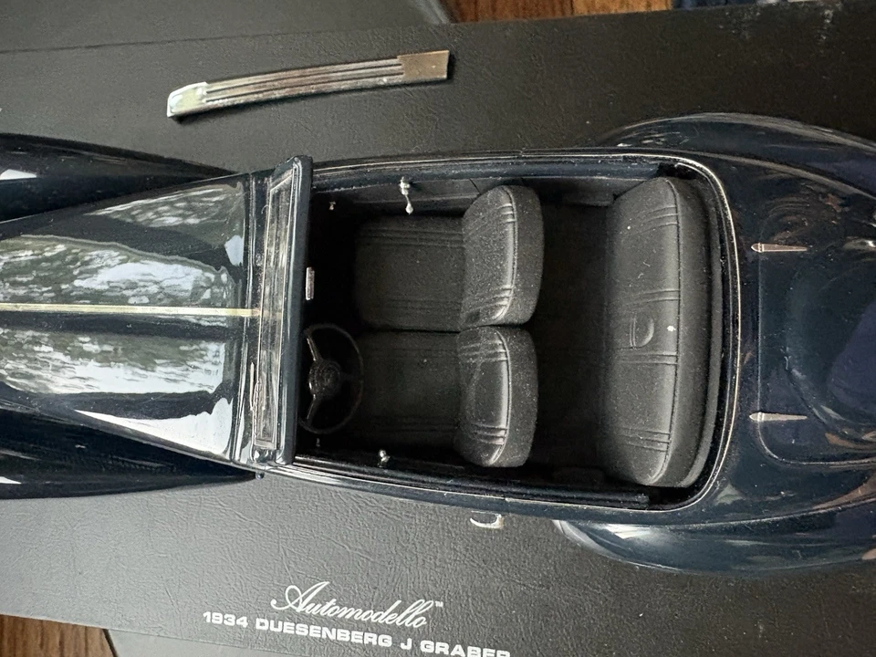 Automodello 1934 Duesenberg J Graber 1:24 Scale blue Dreams Engaged minor flaw - Image 3 of 4