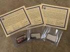 Nat. Collectors Mint Lot of (3) Treasury 1 Ounce .9999 Silver Bars w/Certs 3 oz.
