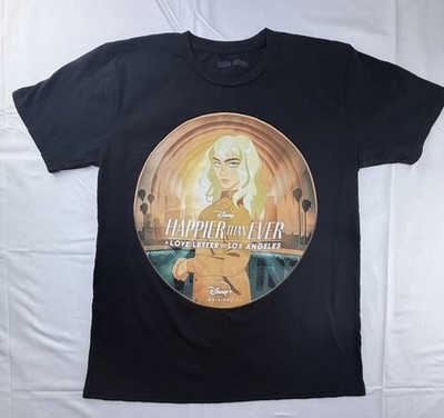 Billie Eilish Happier Than Ever: Love Letter To LA Disney Plus shirt Size Large