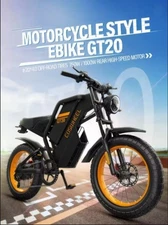 COSWHEEL GT20 48V 1000W Adult Electric Street Bike / offroad Bike