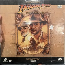 INDIANA JONES AND THE LAST CRUSADE LETTERBOX EDITION LASER DISC FAST SHIPPING