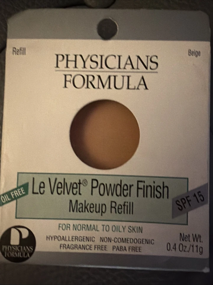 Physicians Formula BEIGE Le Velvet Powder Finish Makeup Refill 0.4oz Normal-Oily - Image 2 of 4