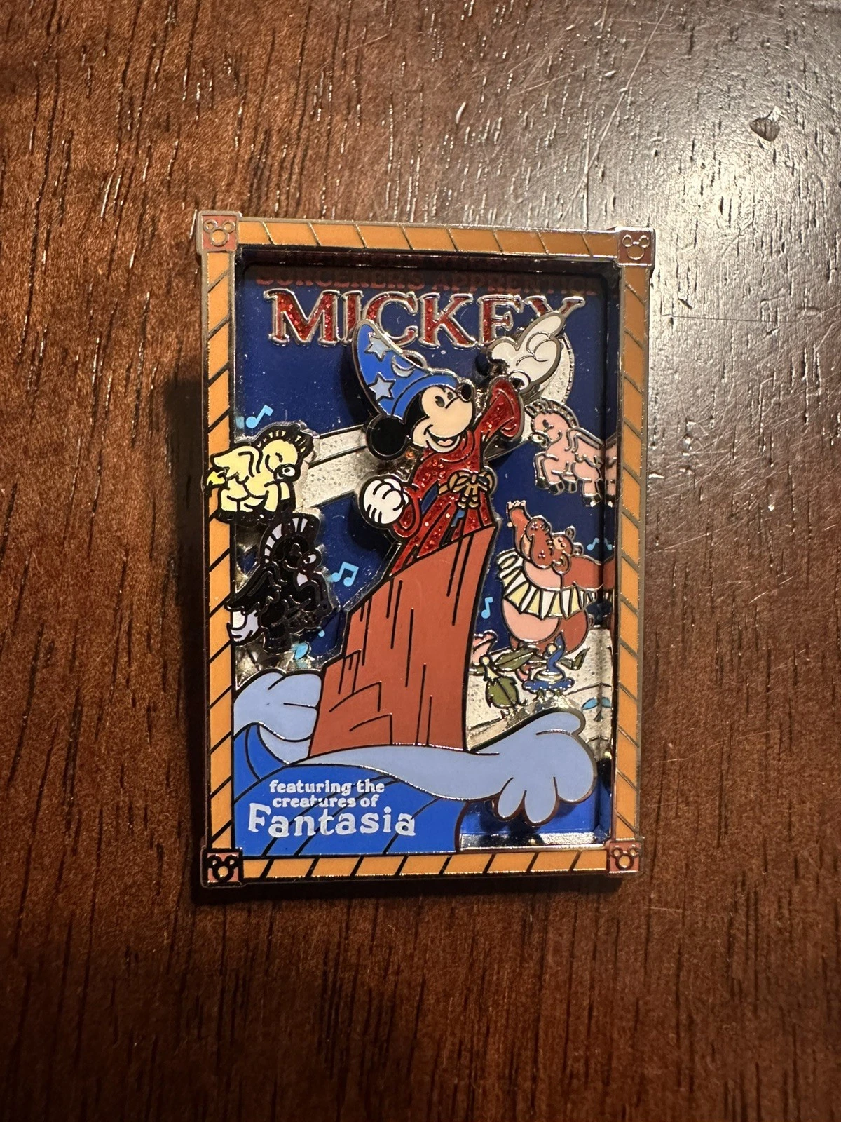 Sorcerer’s Apprentice Mickey Fantasia It’s Showtime Poster Series Pin LE3000