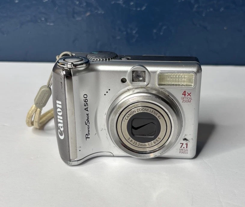 Appareil photo numérique Canon Powershot A560. 7,1 MP. Argent testé | eBay