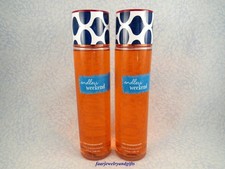 Bath  Body Works ENDLESS WEEKEND Fine Fragrance Mist X 2 - Full Size 8 oz - NEW