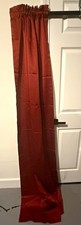 Red Solid Polyester Rod Pocket Curtain Panel 41 x 84 in Light Filtering