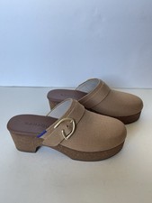 ROTHY'S Platform Buckle Clog Brown Butternut Women  s Size 7 Buckle New