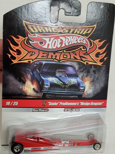 Hot Wheels 2010 Drag Strip Demons "Snake" Prudhomme's "Wedge Dragster" # 18/25 - Picture 2 of 12