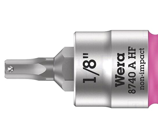"Socket: Hex Key-Bit; Inch,Hex Plus; HEX 1/8\"; 1/4\" - WERA.05003383001 | EU Stock"-image