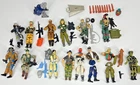 Vintage 1980's Gi Joe Lot of 14 Action Figures, Weapons & Accessories