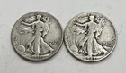 Junk Silver $1 Face Value 90% Silver Walking Liberty Half Dollars - Lot G