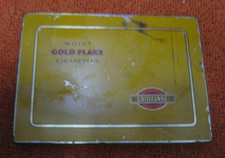 Vintage Wills Gold Flake Honey Dew Cigarettes, Empty Hinged Tin, 50