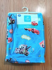 Disney Baby Blanket CARS McQueen Mater Infant Blue NEW