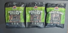 3 Bags Redbarn Pet Products Bully Skin Sticks Dog Chews, Dog Treats - 8oz. Bag