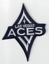 Las Vegas Aces WNBA Team Logo Embroidered 3x2in Iron / Sew-On Patch