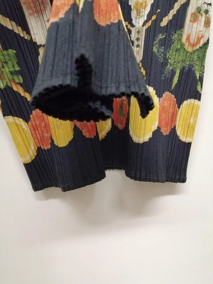 Pleats Please Issey Miyake топ овощи лимон PP41-JK652 женщин подлинный Японии - Изображение 2 из 4
