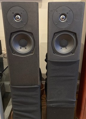 Definitive Technology BP-6B Floor Standing Loud Speakers Black Vintage USA