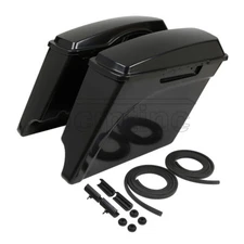 Unpainted 5'' Extended Stretched Saddlebags For Harley Electra Road Glide 93-13