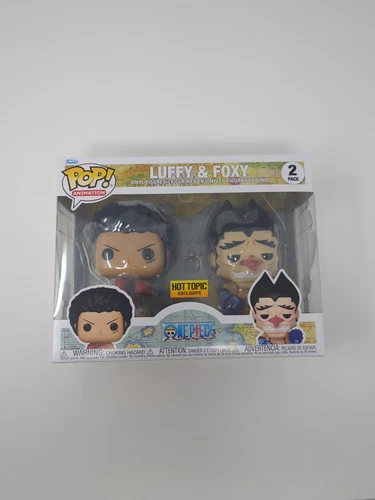 Funko Pop! One Piece Luffy & Foxy 2-Pack Hot Topic Exclusive Common