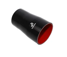 6" Length 4-Ply High Temp 3.5" to 3" ID Reducer Coupler Silicone Hose Pipe BLACK