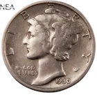 1930 Mercury Dime ~ Very Fine - Extra Fine (VF/XF) ~ 90% Silver