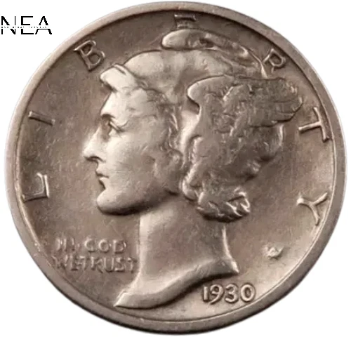 1930 Mercury Dime ~ Very Fine - Extra Fine (VF/XF) ~ 90% Silver