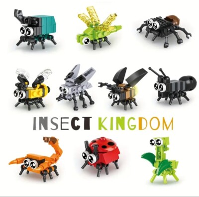 10 Different Insect Building Block Sets Birthday Party Favors Class Prize Gifts