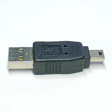 USB 2.0 A Male to Mini B 5-pin Male Adapter Converter Connector