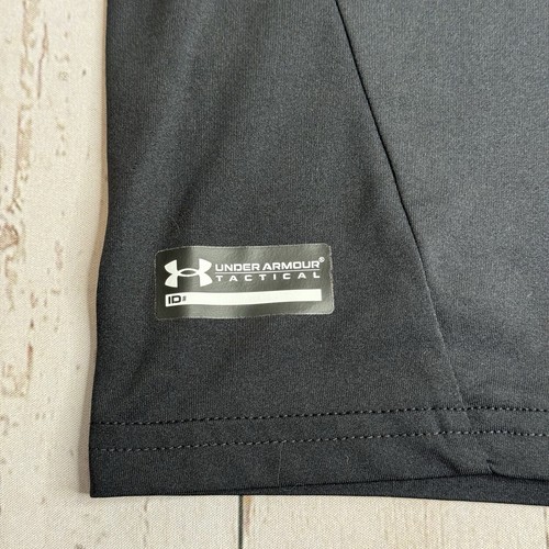 Under Armour Tactical Shirt Mens XL Black Compression Performance Stretch Tee - Picture 3 of 8