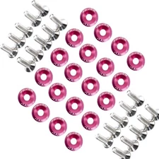 20X JDM Billet Aluminum(PINK) Fender/Bumper Washer/Bolt Engine Bay Dress Up Kit