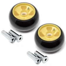 2PK Deck Wheel Kit Fits John Deere Garden Tractors 325 335 345 AM117478