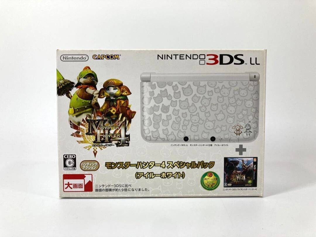 Nintendo 3DS LL Console Monster Hunter 4 Special Pack Japanese