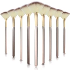 9 Pcs Facial Fan Mask Brushes Soft Facial Applicator Brushes Tools for Makeup